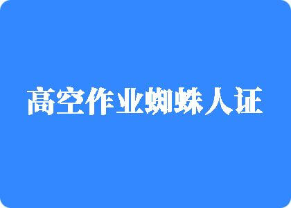 男人操男人逼逼视频高空作业蜘蛛人证